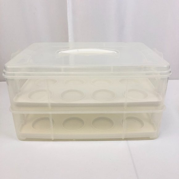 Cupcake Holder Kitchen Cupcake Holder Clear Plastic Carrying Case
